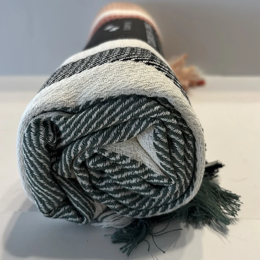 Slowtide Zoey Turkish Striped Multicolor Beach Towel
